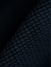 Navy Blue regular waffle knit T-shirt