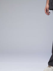 Black parachute pants